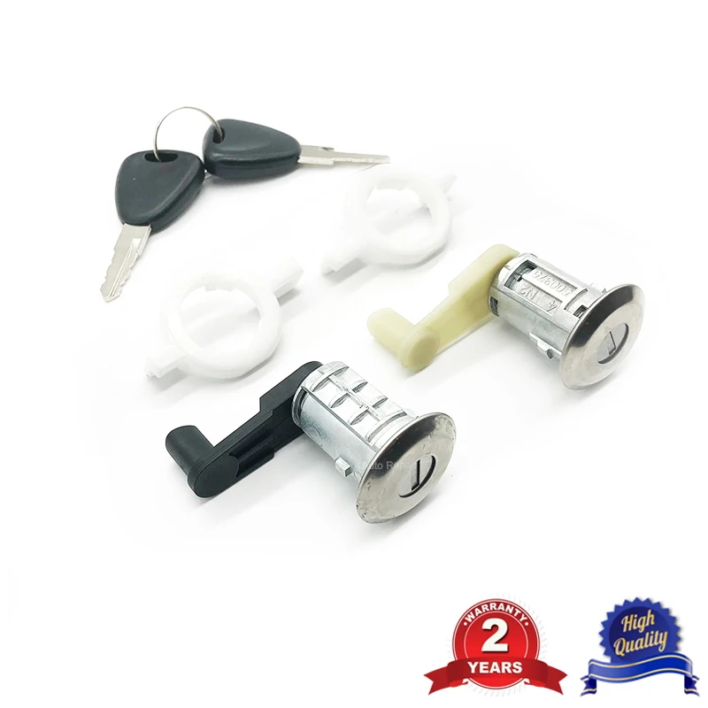 Набор цилиндров левого и правого автомобильного дверного замка для Renault Clio Megane