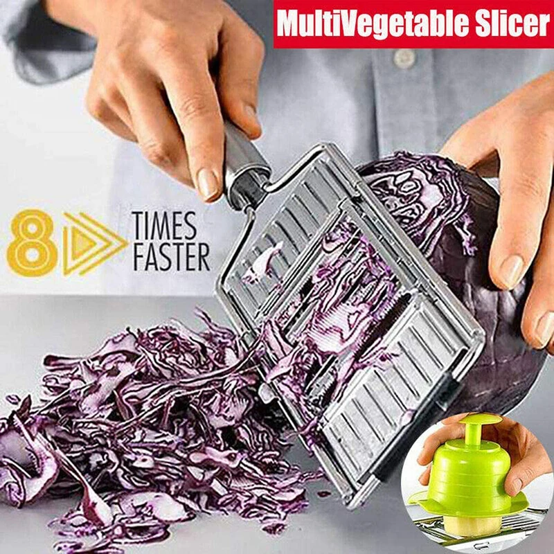 

Multi-purpose Slicer Cuts Stainless Steel Grater Peeler Set Cheese Grater Cabbage Shredder Kitchen Tool For Kitchen CLH@8