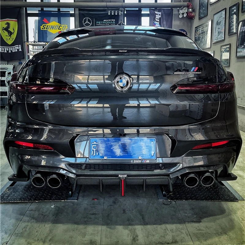 Для 18-20 BMW G02 F98 X4 M40i M40d VAD-D горячепрессованный сухой Углеродный волокно полный