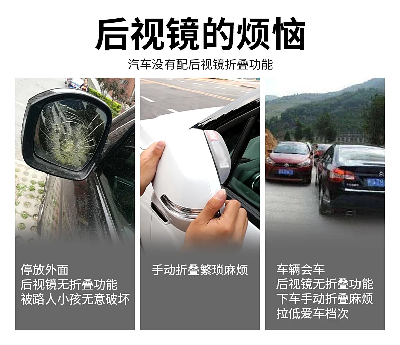 

Power Side View Mirrors for 2020 2019 RAV4 rearview mirror automatic folding device special willanda rearview mirror