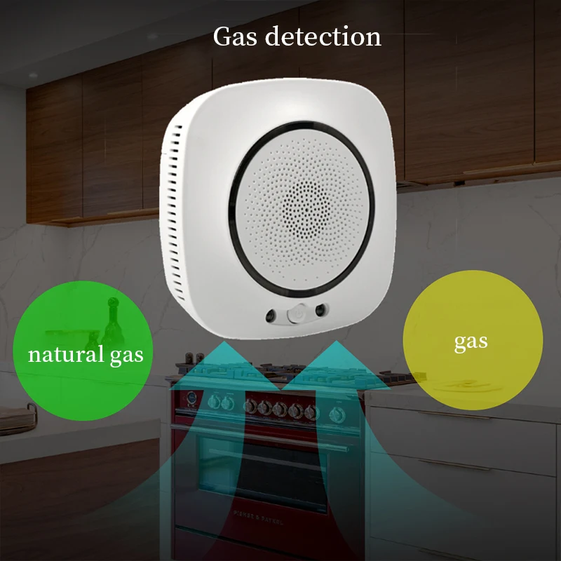 

Tuya WiFi Smart CO Gas Sensor Carbon Monoxide Poisoning Leakage Fire Security Detector Alarm App Control Home Security System