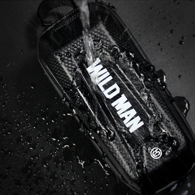 

JXSALLPLQ EVA Transparent Waterproof Bicycle Bag Outdoor Mountain Bike Saddle Bag 6.2 Inch Touch Screen Front Beam Package