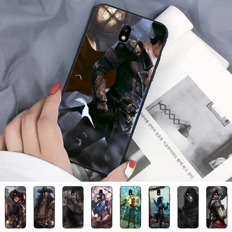 Пиратский мягкий чехол для задней панели мобильного телефона Samsung J2 J200 J4Plus J5Prime J6