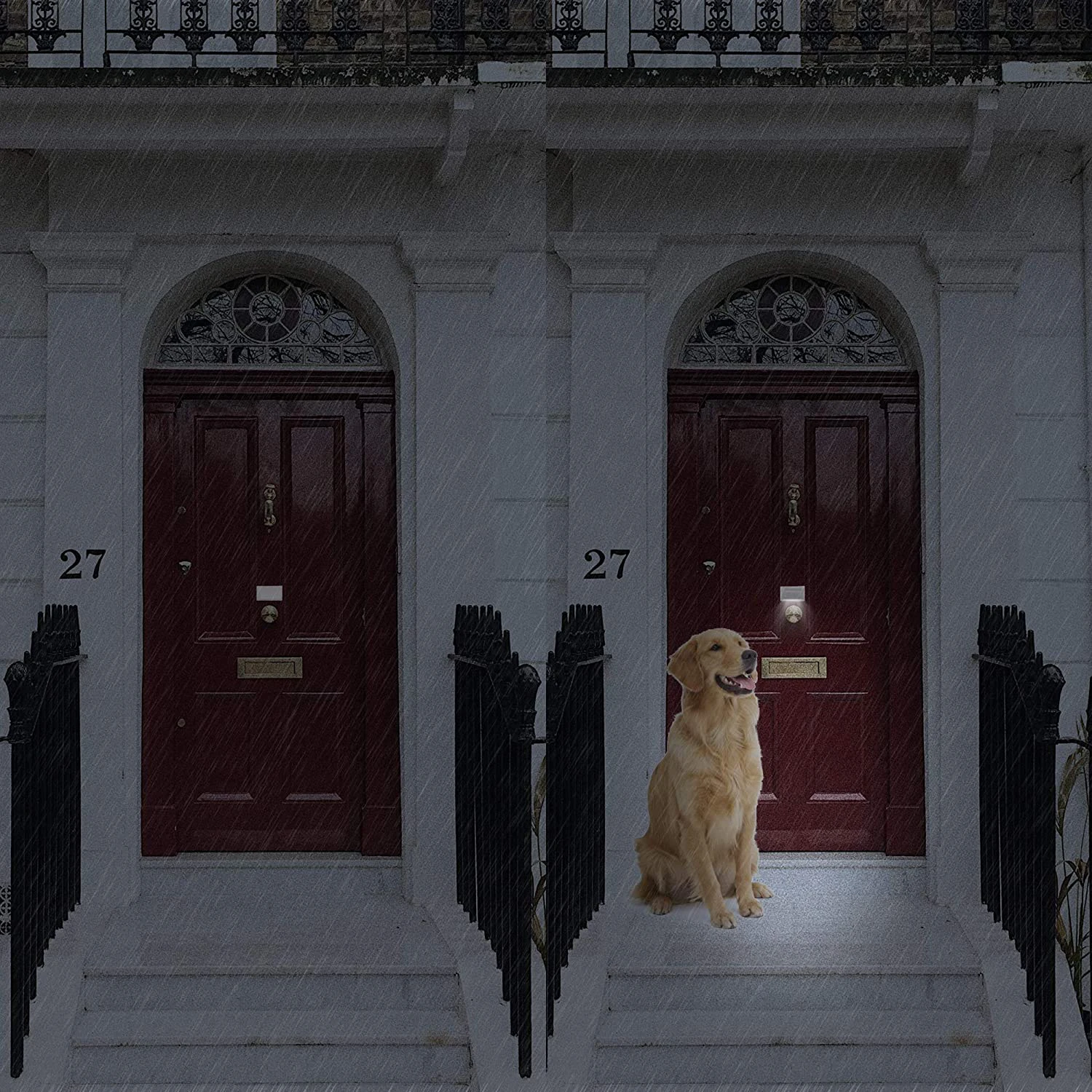 

2021 New LED Motion Sensor Light Battery Operated Wireless Wall Lamp Night Light No Glare Corridor Closet LED Cabinet Door Light