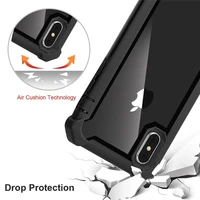 fashion military shock proof bumper transparent tpu case for iphone12mini pro max x xr xs 6 6s 7 8 plus se case pc back cover