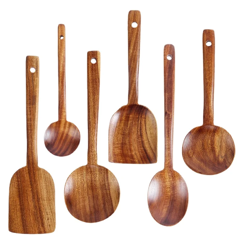 

Non-Stick Pan Special Cooking Wood Spatula Korean Teak Stirring Spoon Kitchen Utensils Kitchen Accessories Cooking Cooking Tools