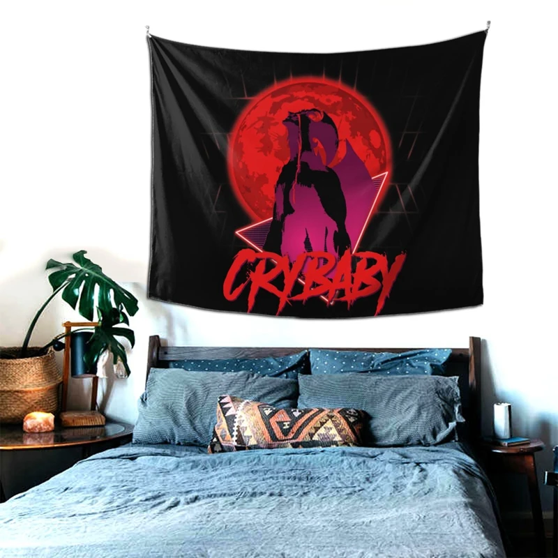 

FFO Satanic Goat Baphomet Lucifer Satan Tapestry Blanket Curtain Wall Cloth Polyester Home Decoration Evil Tapestries For Room