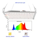 Светодиодный светильник для выращивания растений 120 Вт СИЗ 2,8 umolJ Meanwell 0-10 В диоды Samsung LM301H с затемнением для растительной палатки inddor 2*2 фута