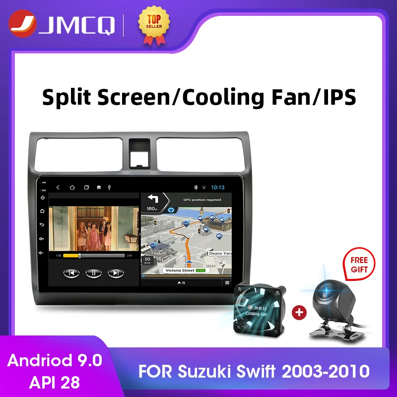 Автомагнитола JMCQ 2DIN Android 9 0 2 + 32 ГБ DSP мультимедийный видеопроигрыватель навигация