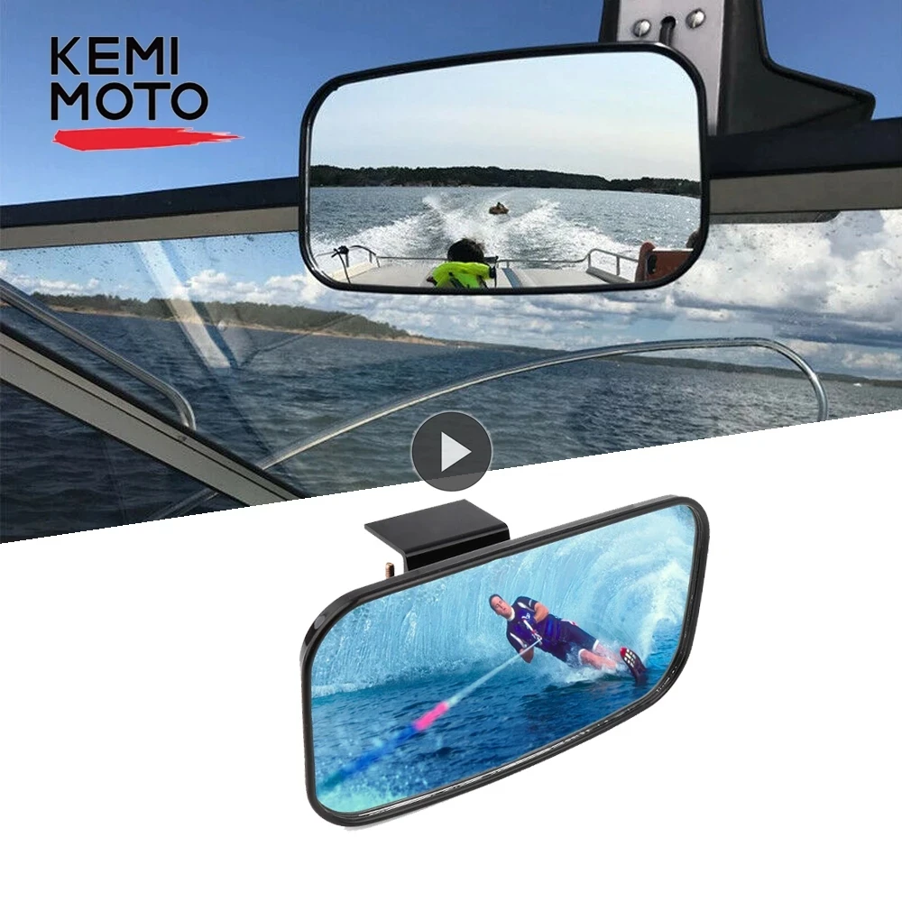 Universal Marine Rear view Mirror for Jet Ski Boat Watersport Personal Watercraft PWC Surfing Mirror Boat Accessories Marine