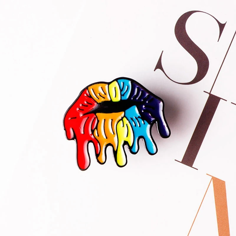 1 шт. эмалированная брошь для мальчиков и девочек в виде радуги|Броши| |