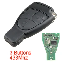433mhz 3 buttons smart remote car key fob auto key replacement fits for mercedes benz b c e ml s clk cl cars vehicles
