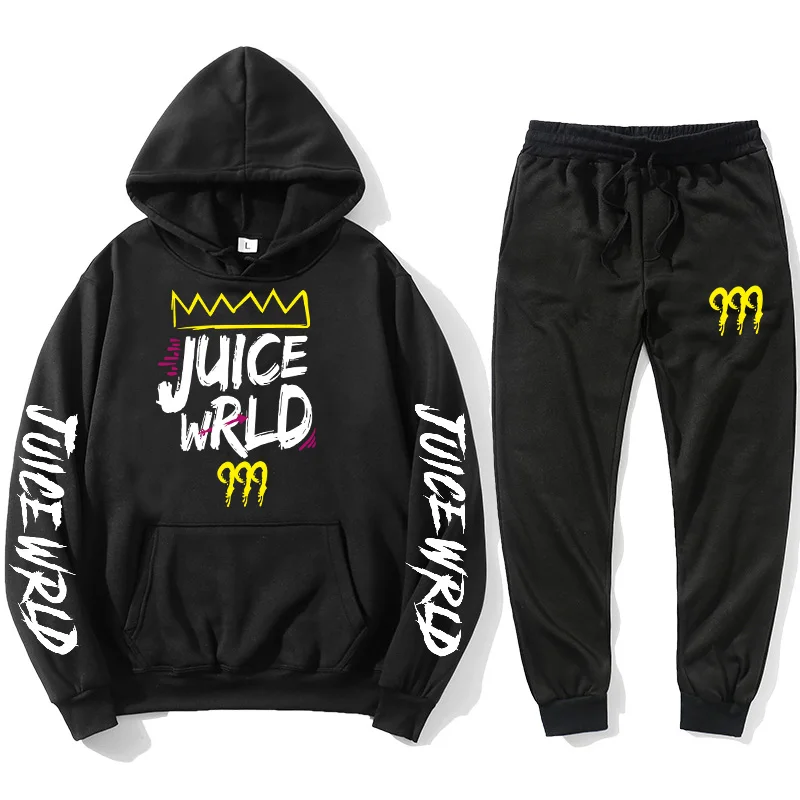 

Спортивный костюм J UICEWrld, толстовка с капюшоном и штаны для бега