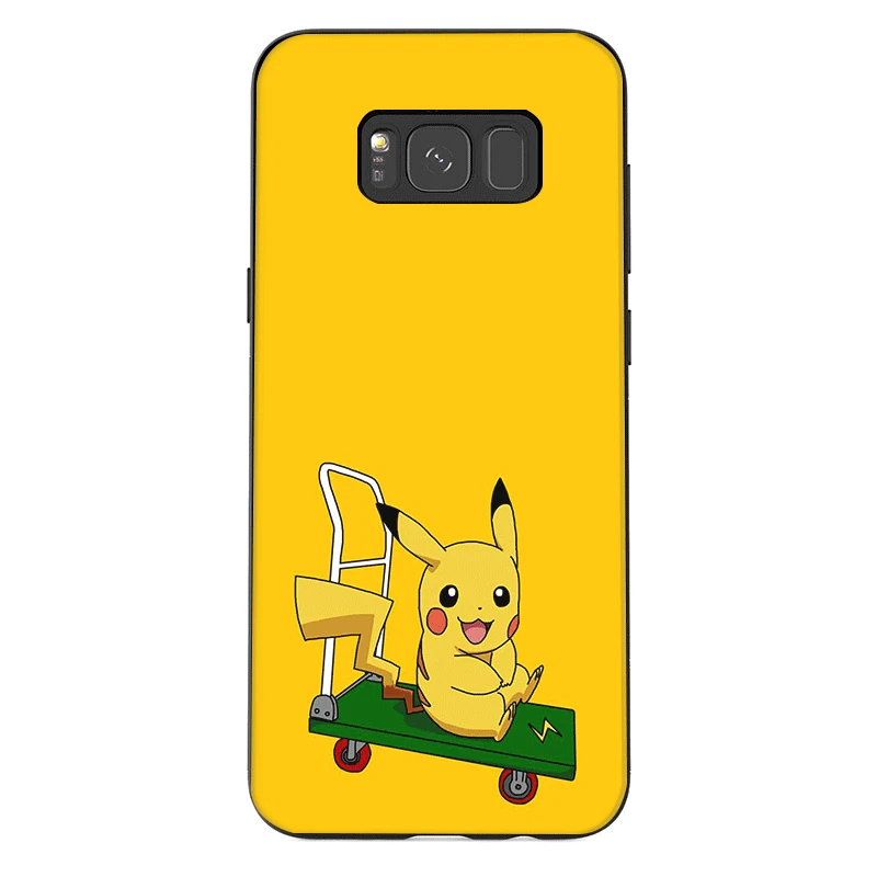 Чехол для телефона для samsung J6 A70 A60 A50 A40 A20 A30 A10 A7 A6 A5 A3 A8 A9 крышка Пикачу