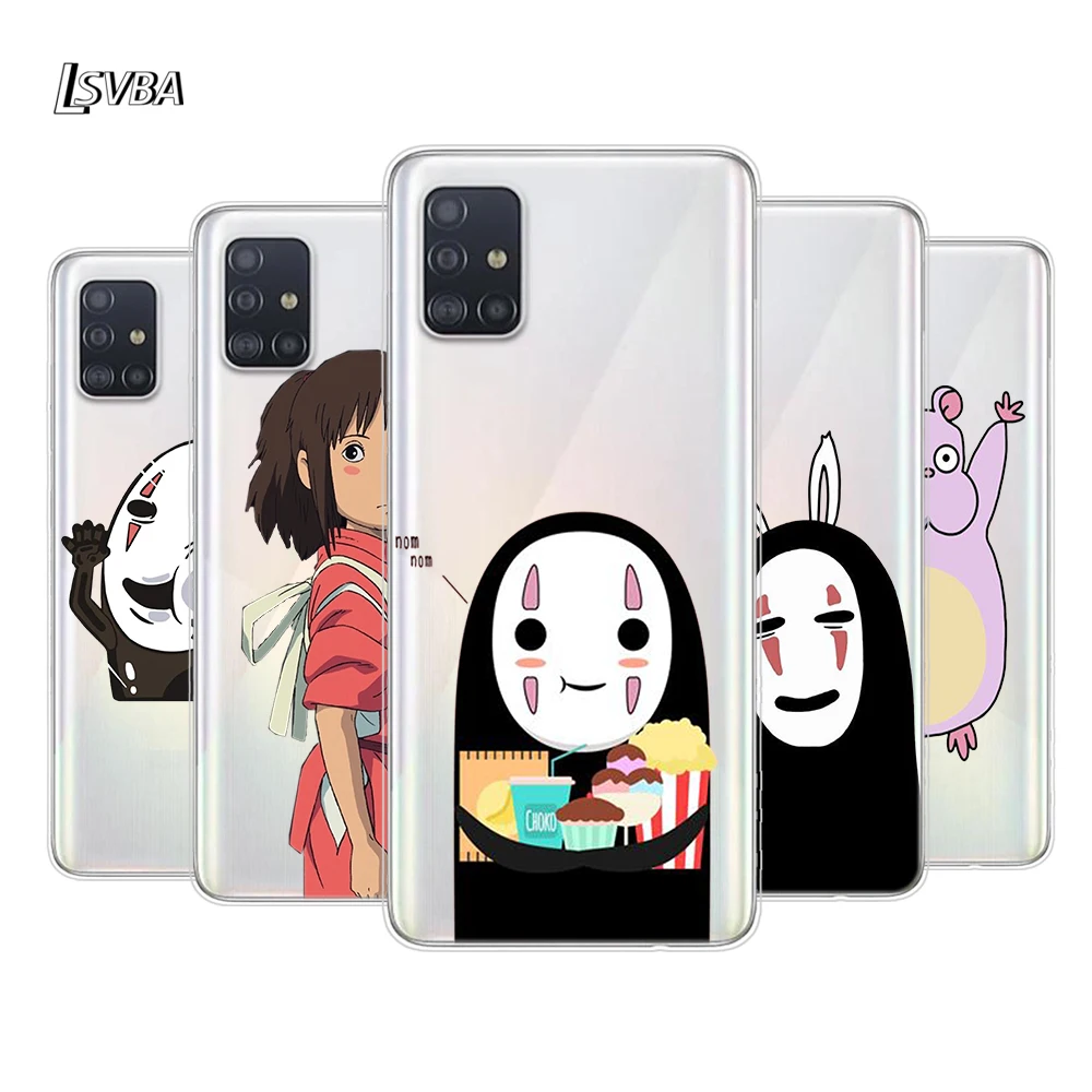 

Spirited Away No Face man For Samsung Galaxy A01 A11 A12 A22 A21S A31 A41 A42 A51 A71 A32 A52 A72 A02S Silicone Phone Case
