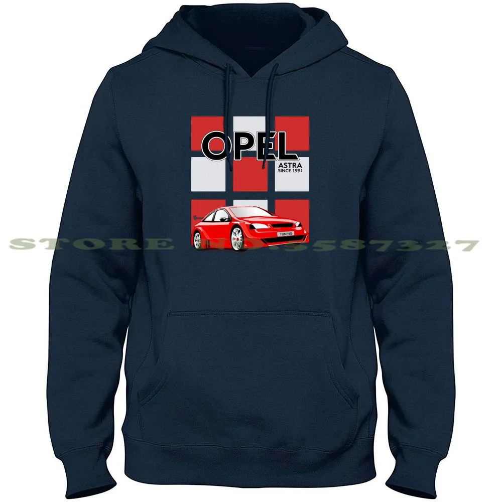 

Tuned Opel Astra Long Sleeve Hoodie Sweatshirt Opel Astra Tuning Tuned Corsa Racing German Car Germany Custom Rims Showoff