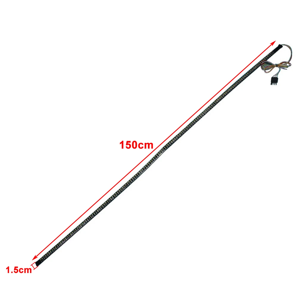 

60" Double Row LED Truck Tailgate Light Bar Strip 180 LEDs Sequential Universal For Cars Trunk Pickup SUV Jeep RVs Trailers