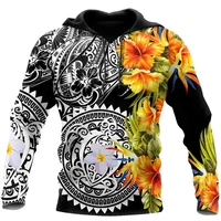 amazing polynesian turtle tattoo hibiscus 3d printed unisex hoodie men sweatshirt zip pullover casual jacket tracksuit