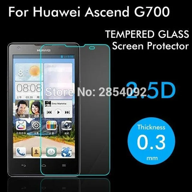 Фото Закаленное стекло 9h для huawei ascend g700 защитная пленка Защита экрана защита |