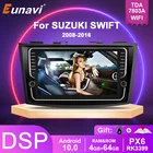 Eunavi двойной 2 Din Android 10 автомобильный Радио DVD Мультимедиа Видео плеер для Suzuki Swift 2008 2009 2010 2011 - 2016 GPS навигация