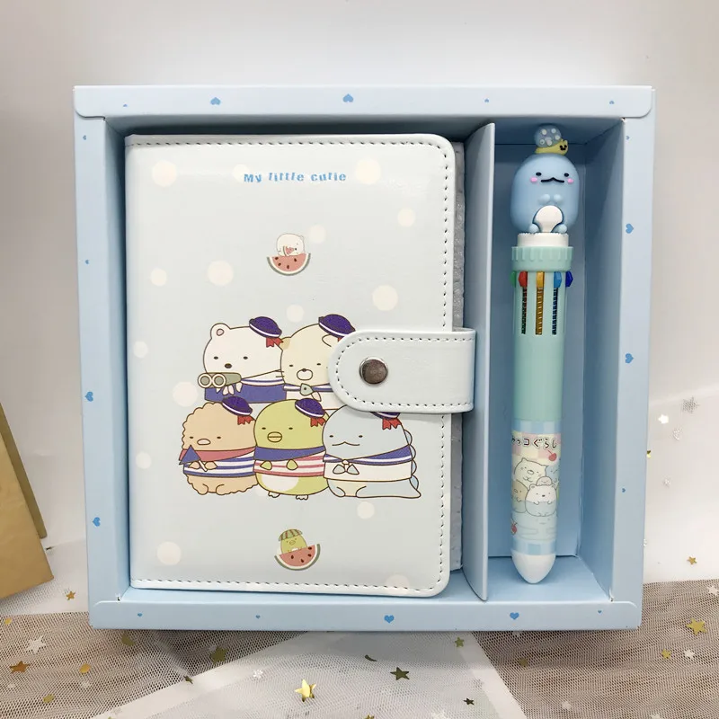 Симпатичные с рисунками из аниме Sumikko Gurashi углу био Тетрадь экшн напечатанный