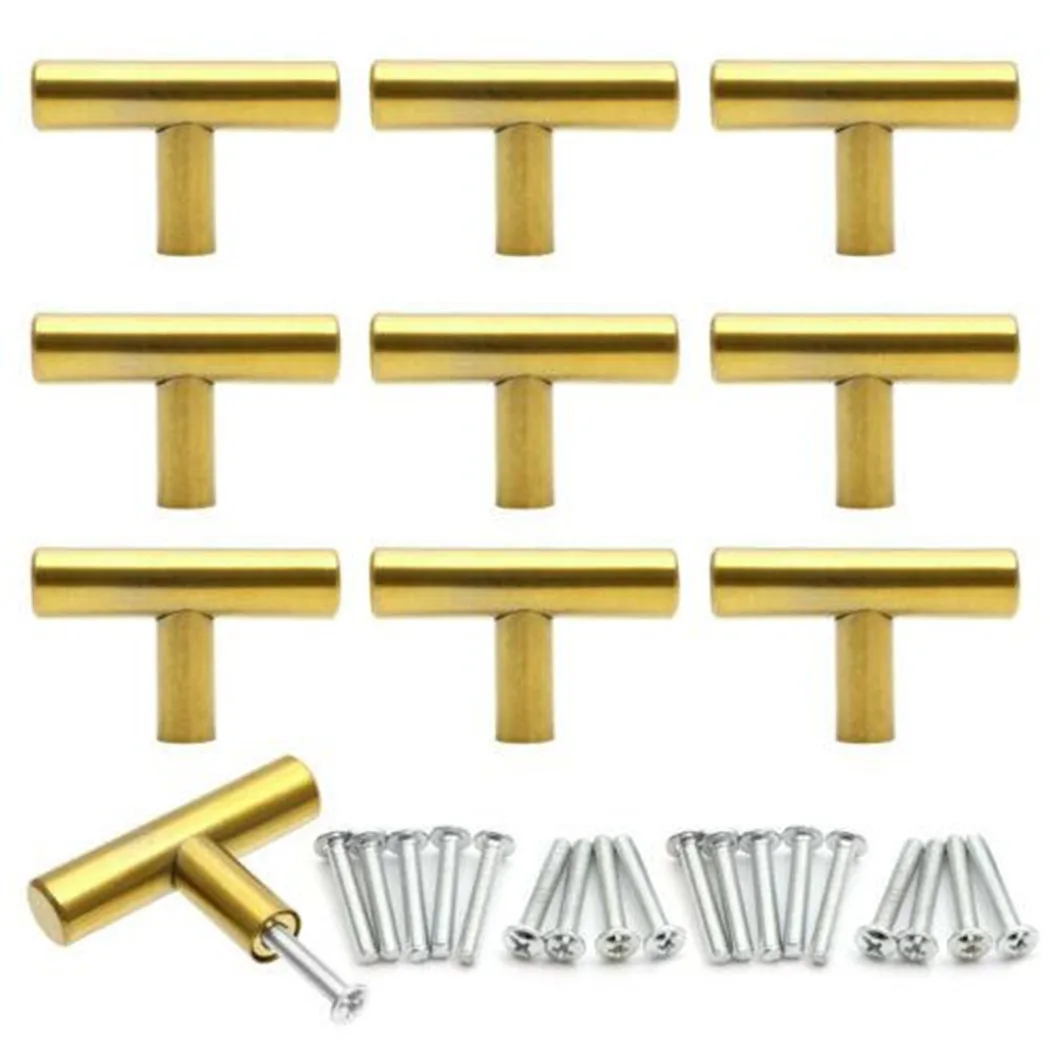 

Drawer Handles Furniture Home Kitchen Pull Handle T Bar Bathroom/Kitchen