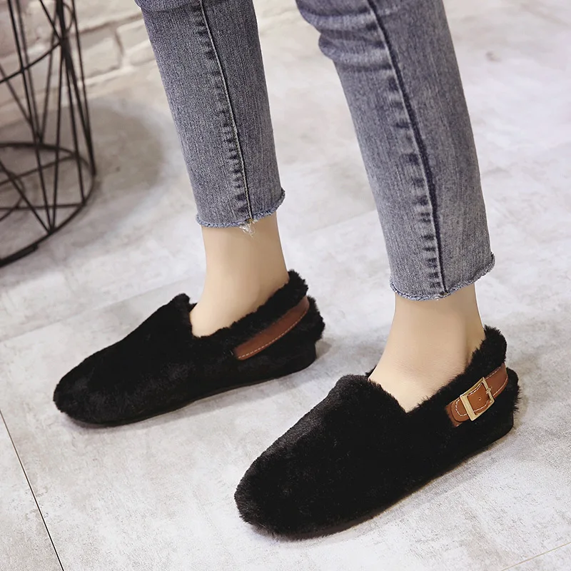 2019 новые женские зимние домашние тапочки для влюбленных пар Нескользящие мягкие