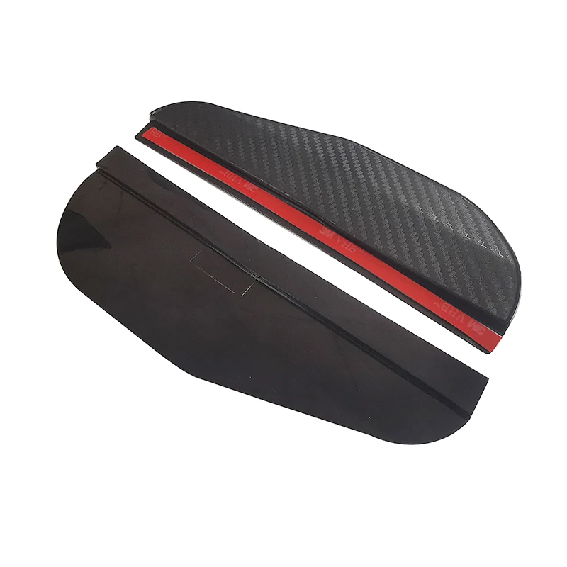 2 шт./компл. текстура из углеродного волокна для автомобильного зеркала заднего