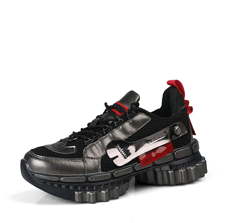 Hip Hop Fashion Height Increasing Men Casual Gear Shoes Trend Boys Dad Sneakers Breathable Chunky Zapatos Hombre | Обувь