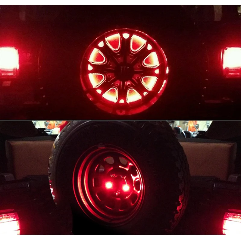 Запасная шина тормозной светильник 25 светодиодов колесный Предупреждение ющий