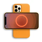 Чехол из натуральной кожи с анимационным выдвижным окошком для iPhone 12 Pro Max Mini Мобильный телефон, чехол и Обложка для Magsafe, Магнитный чехол