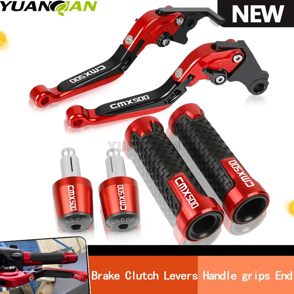 

Для HONDA REBRL CMX500 CMX 500 2017 2018 2019 CNC алюминиевый регулируемый тормозной рычаг сцепления руля ручки конец