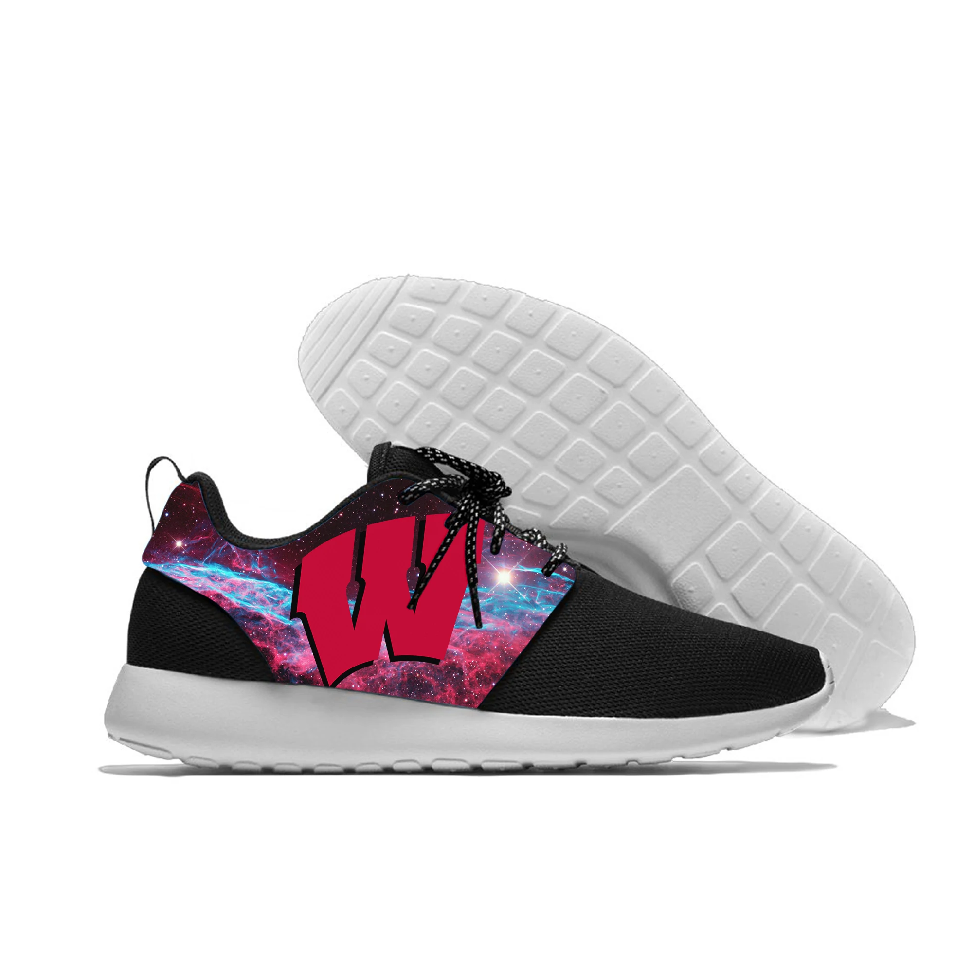 

Wisconsin University football Mesh Sneakers for women zapatos de mujer running designer shoes men