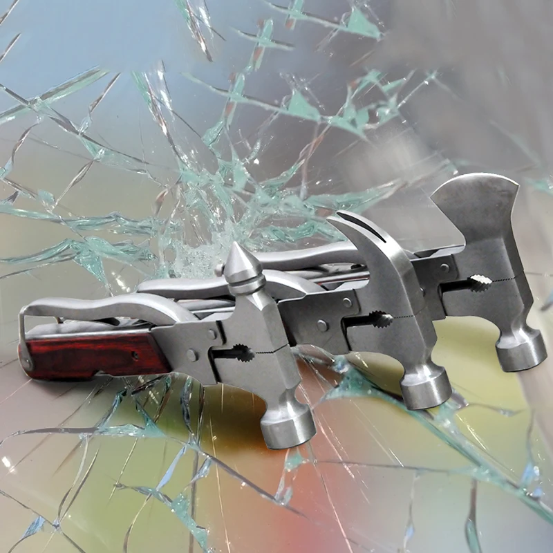 Tri-polar кемпинг на открытом воздухе аварийный многофункциональный инструмент