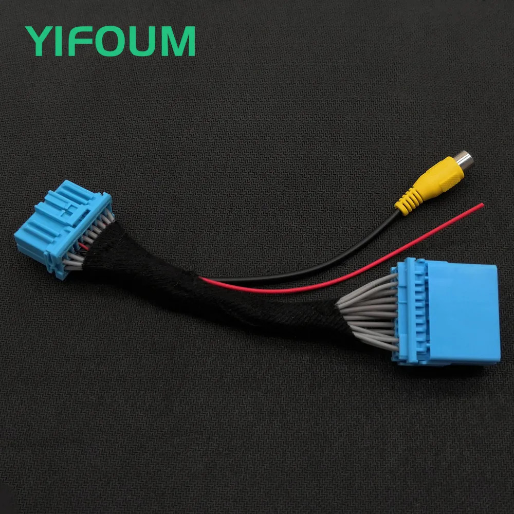 YIFOUM 20Pin оригинальный видео вход переключатель Обратный камера RCA Кабель адаптер