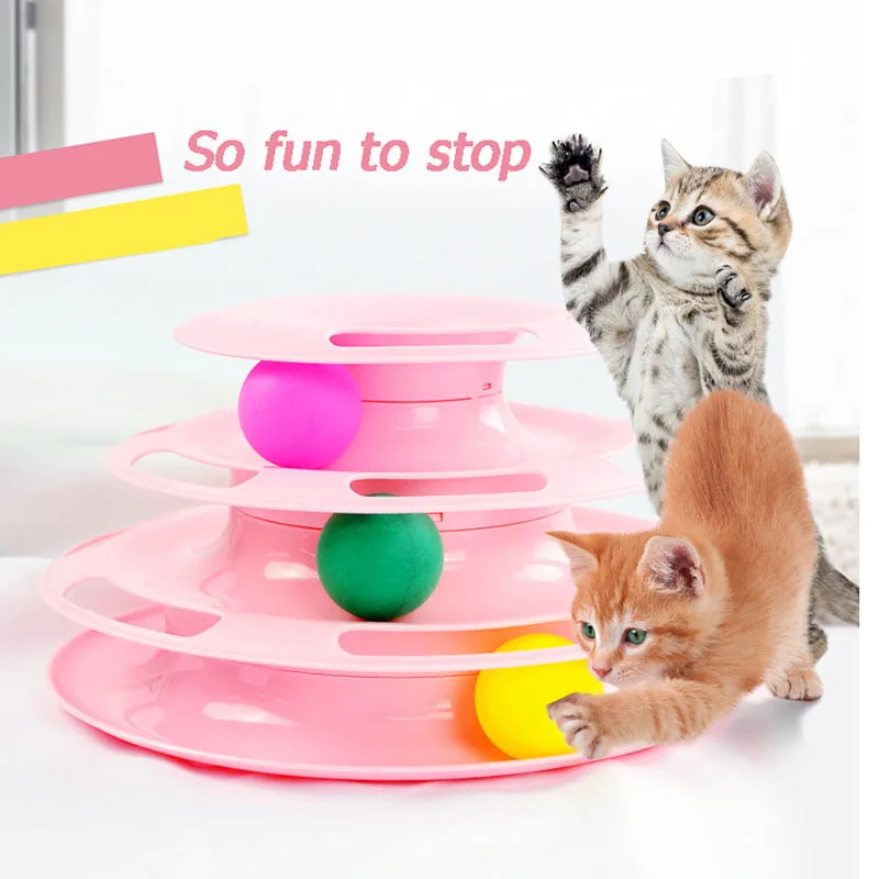 Pet Cat Toy Play Disc Training Tower Track Intelligence Interactive Supplies Dog Tunnel Accesorios Laser Pointer | Дом и сад