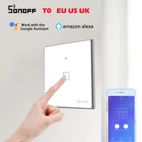 sonoff tx series t0 wifi switches with 123 gang divided wifi wall smart home automation work with ewelink google home alexa