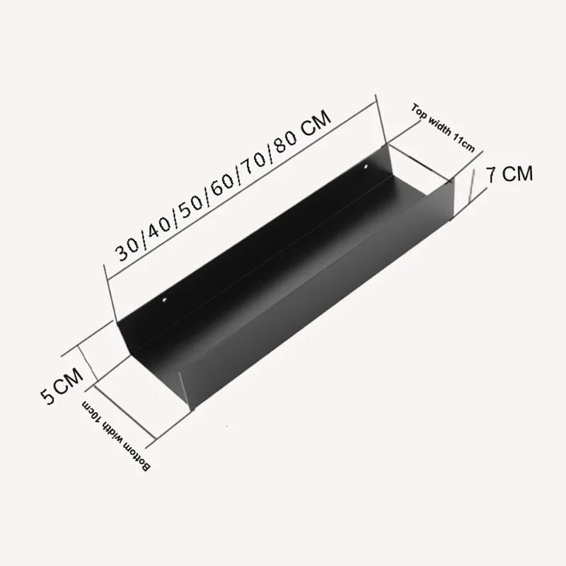 

Bathroom Organizer Shelf Wall Mount Shower Shampoo Soap Cosmetic Shelves Kitchen Storage Rack Holder Bathroom Accessories