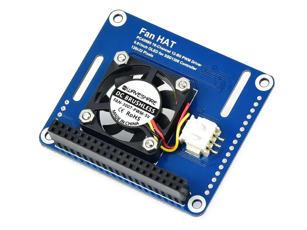 Waveshare специальный охлаждающий вентилятор для Jetson Nano PWM регулировка скорости