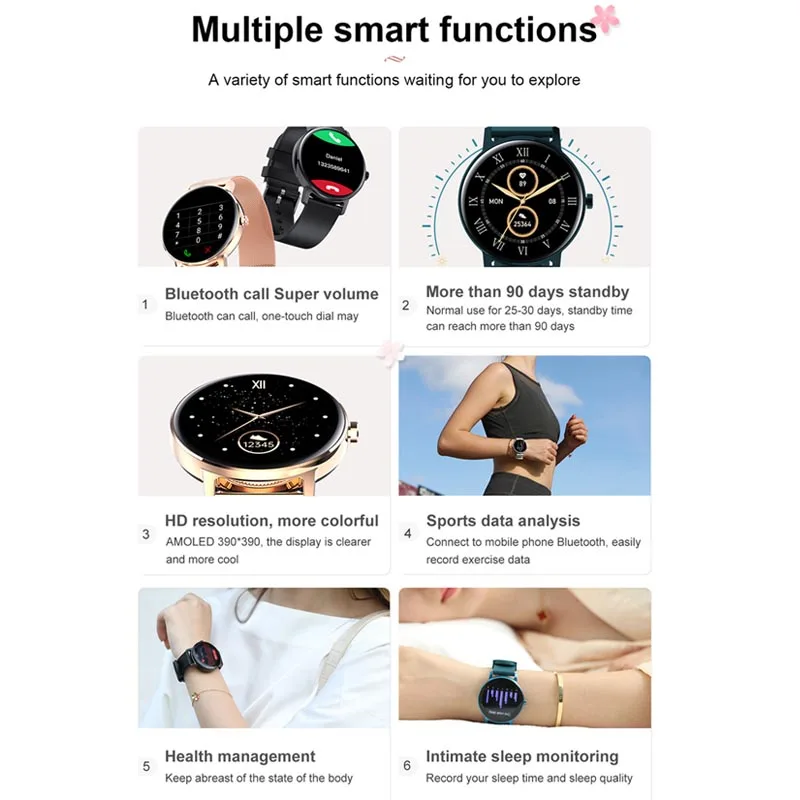 

L01 Men's Smart Watch Full Touch Dial Bluetooth Call Watch Heart Rate Monitor Sports Smartwatch PK KW10 KW19 DT88 DT89