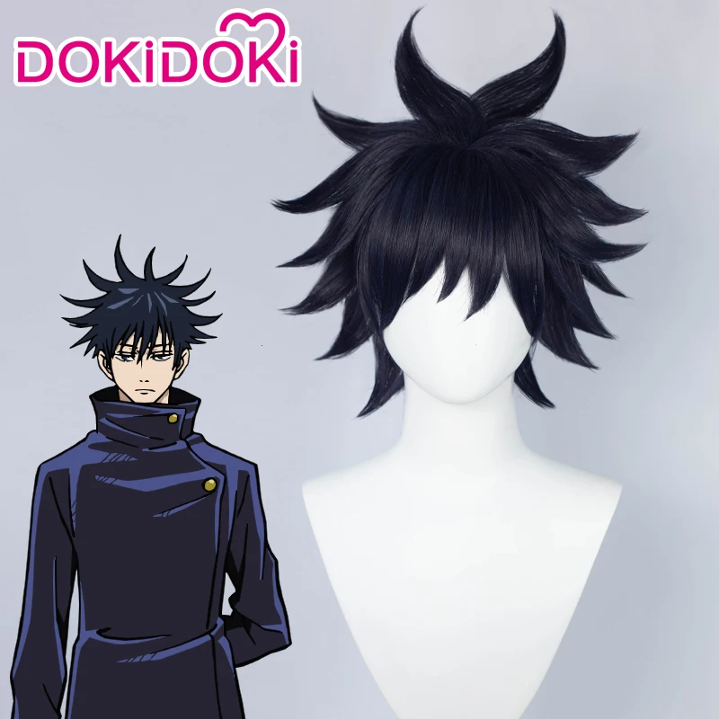 Dokidoki Парик для косплея аниме парик джутсу кайсу хигуми Megumi на Хэллоуин Wig Jujutsu