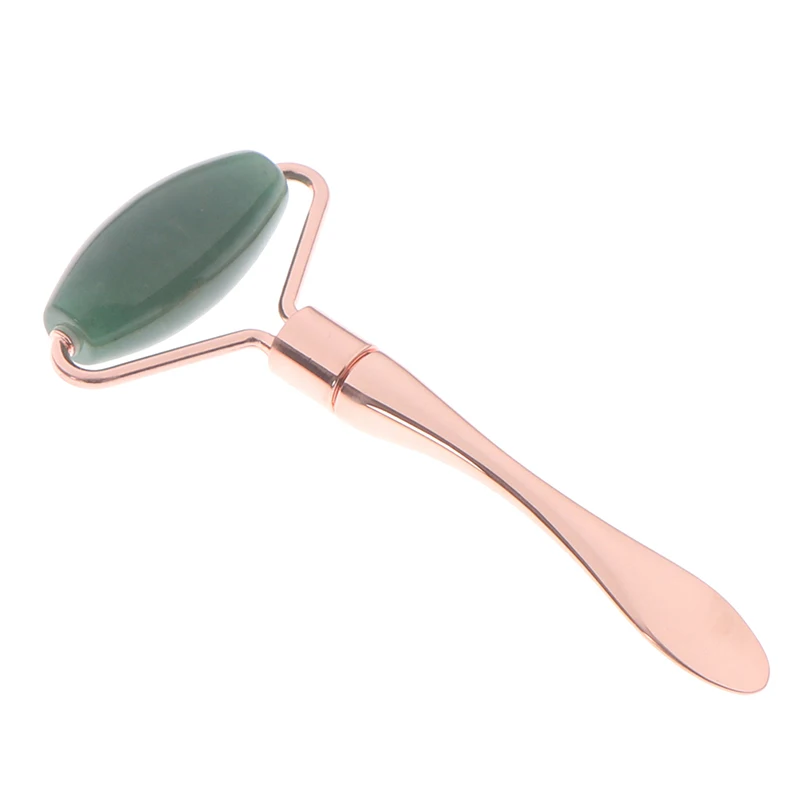 

1PCS Natural Facial Jade Stone Roller Face Massager Beauty Massage Tool Cream Scoop Facial Beauty Roller Skin Care