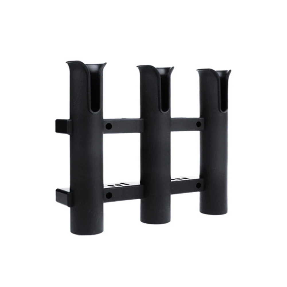 

3 Tubes Link ABS Fishing Rod Racks Holder Portable Pole Supports Socket Outdoor Fishing Tackle Tools