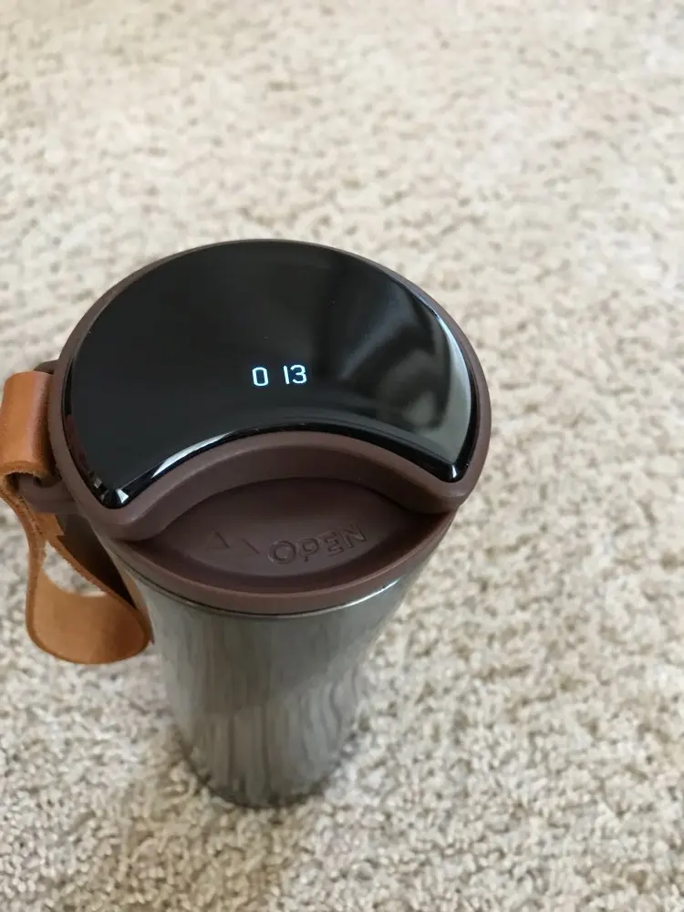 Умная портативная чашка Xiaomi Kiss Fish тонкая из нержавеющей стали с OLED-экраном