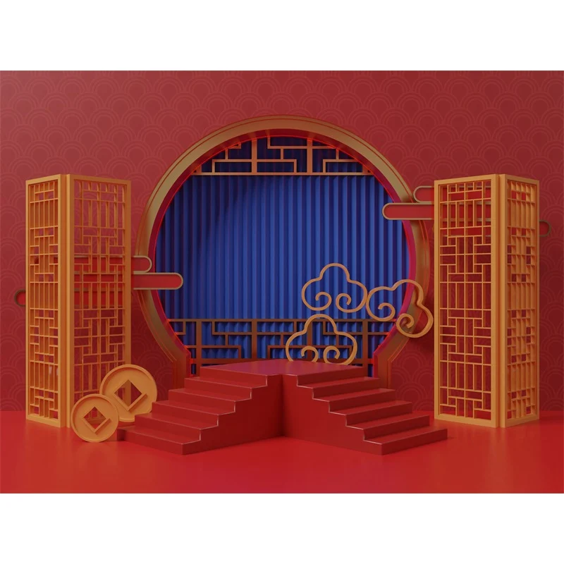 

Chinese New Year Photography Background Photozone Photocall Family Party Portrait Photographic Backdrops For Home Photo Studio