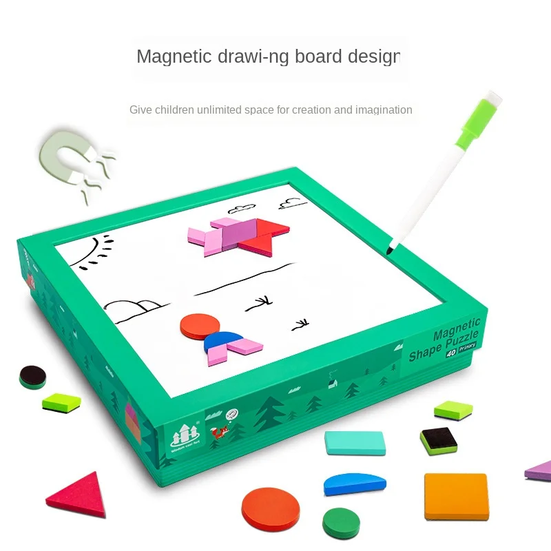 Детская деревянная головоломка интеллектуальная необычная многофункциональная