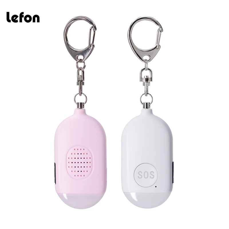 Сигнализация для самозащиты 130 дБ перезаряжаемый девочек женщин безопасности