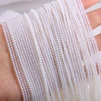 natural stone beads white color egg stone loose spacer beaded for jewelry making diy bracelet necklace accessories wholesale