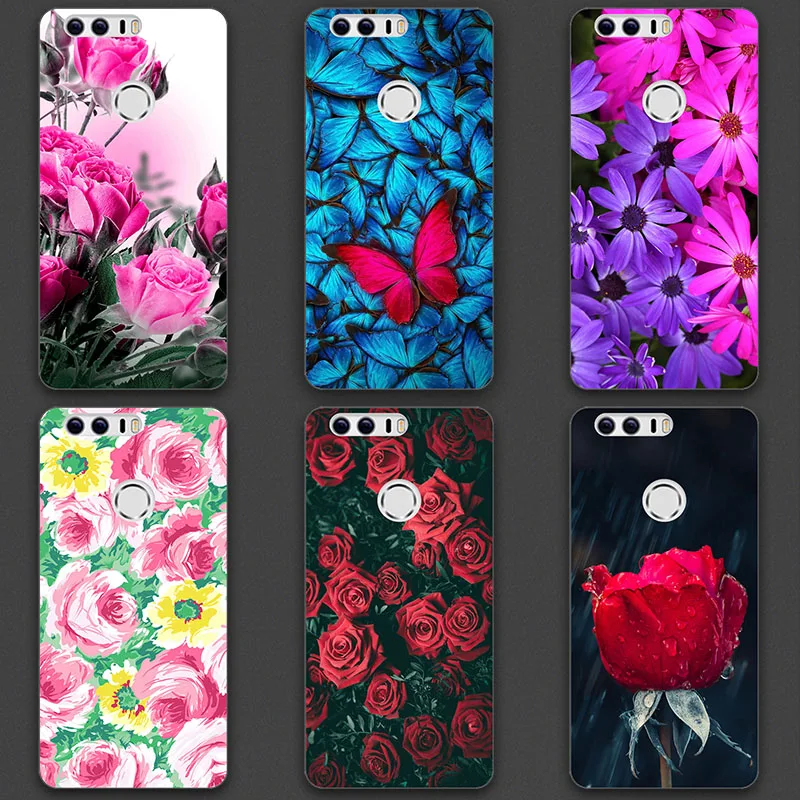 Мягкий силиконовый чехол для Huawei Honor 8 Женский чехол 5,2 дюйма силиконовый чехол-накладка для телефона Huawei Honor8 Fundas Coque