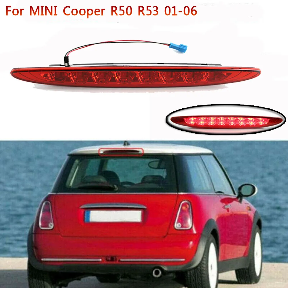 

Third Brake Light 01-06 MU 3rd 12V Accessories For MINI Cooper High Level R50 R53 Rear